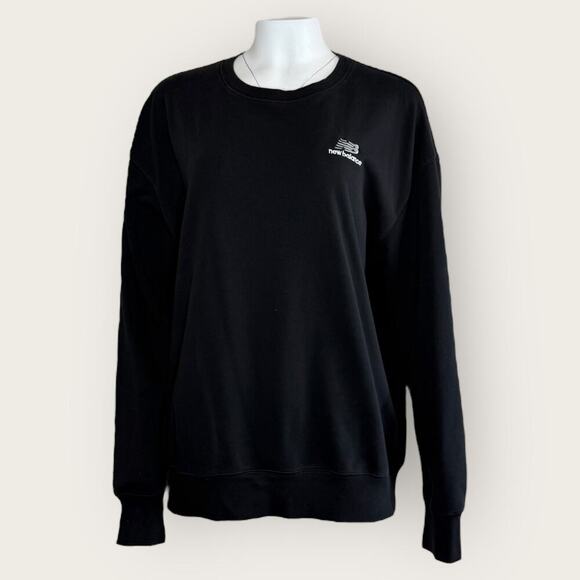 New Balance | Sweatshirt | Black | Size 3 | Medium - Picture 1 of 14